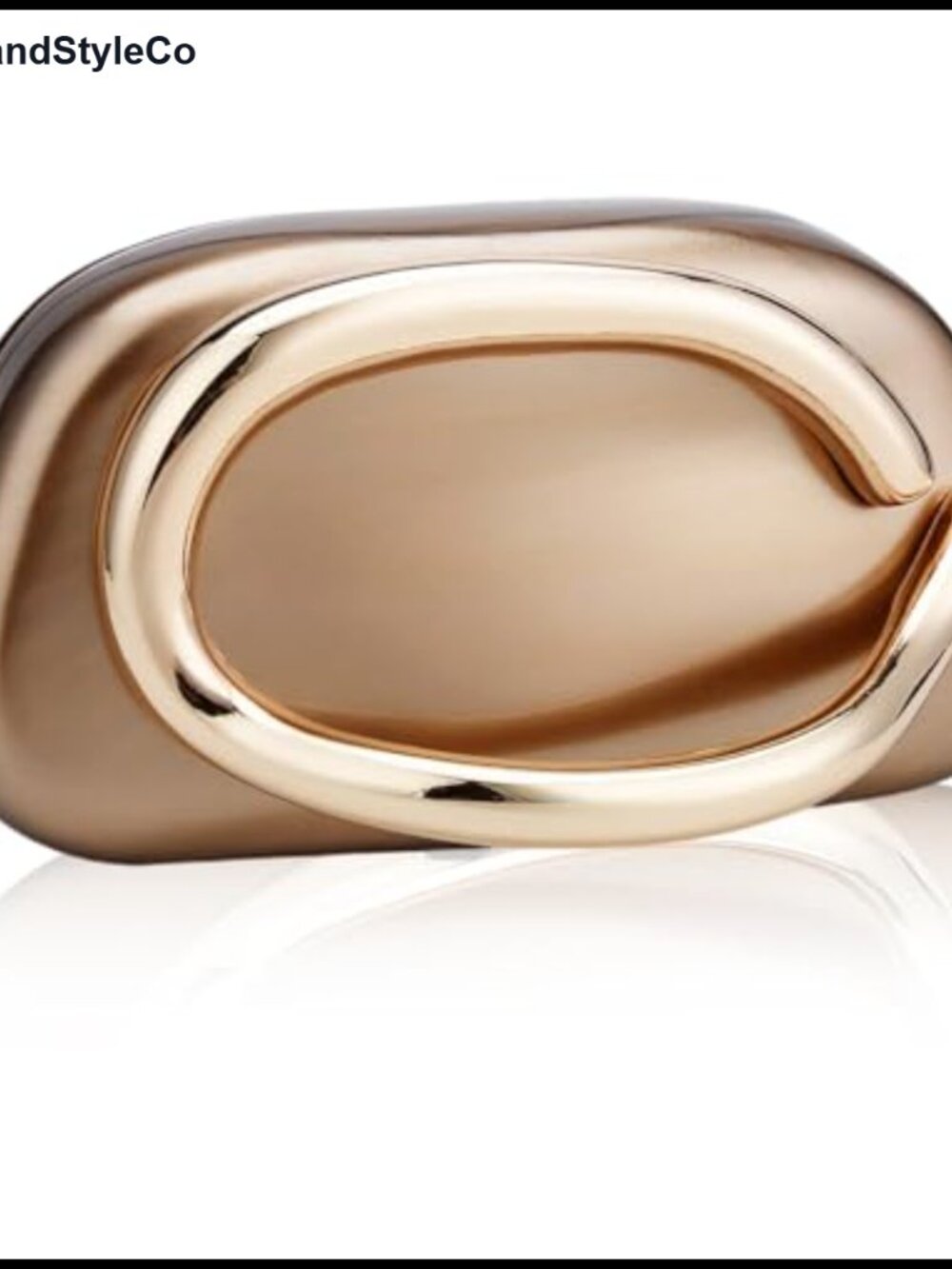 Acrylic Clutch Crossbody Bag C-Shape Handle Evening Wedding Purse